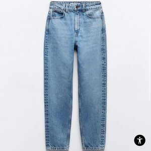 Zara Mom Fit Jeans High Waist Size 2